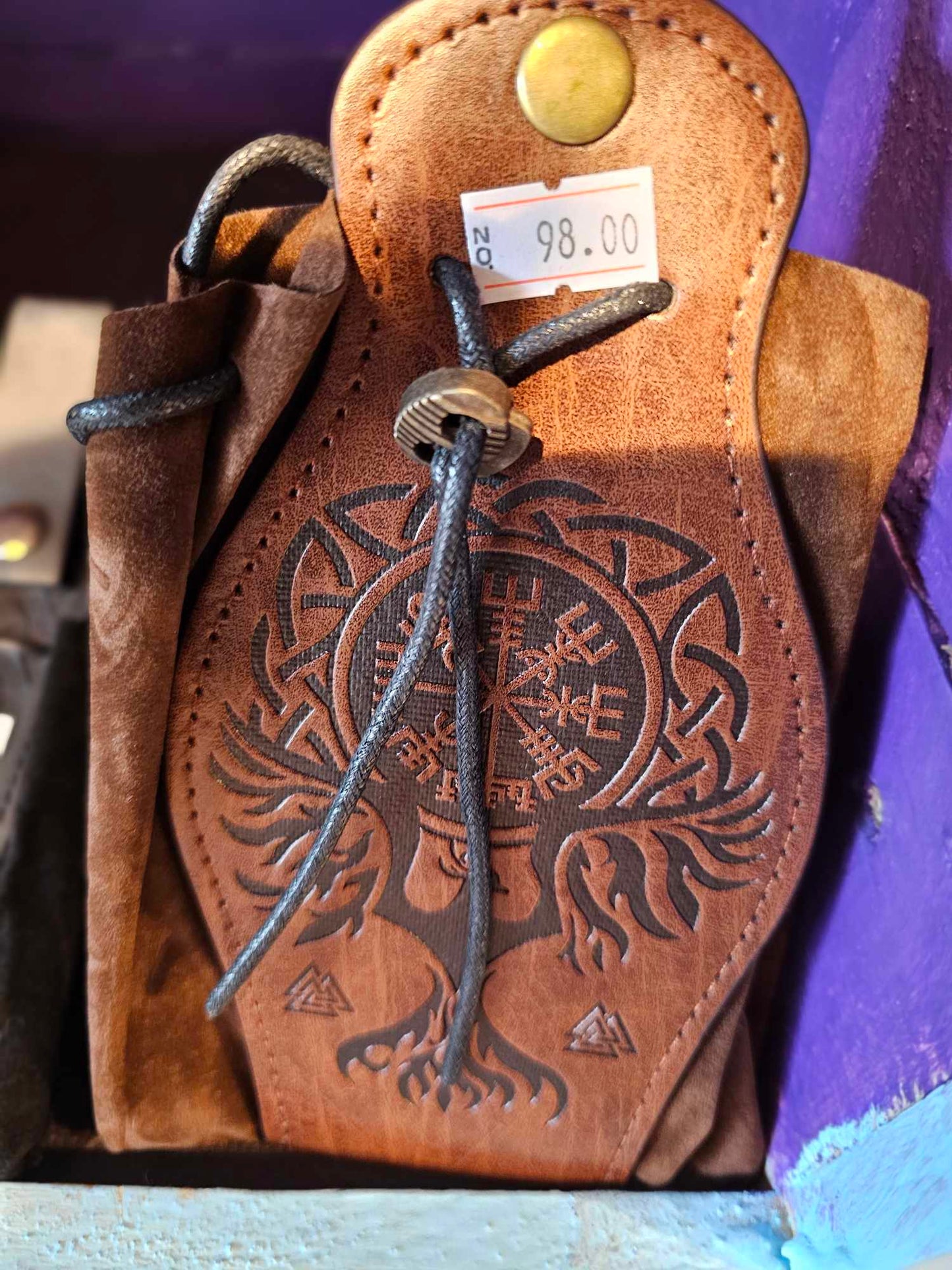 DiceBag i "lær" (Stor)