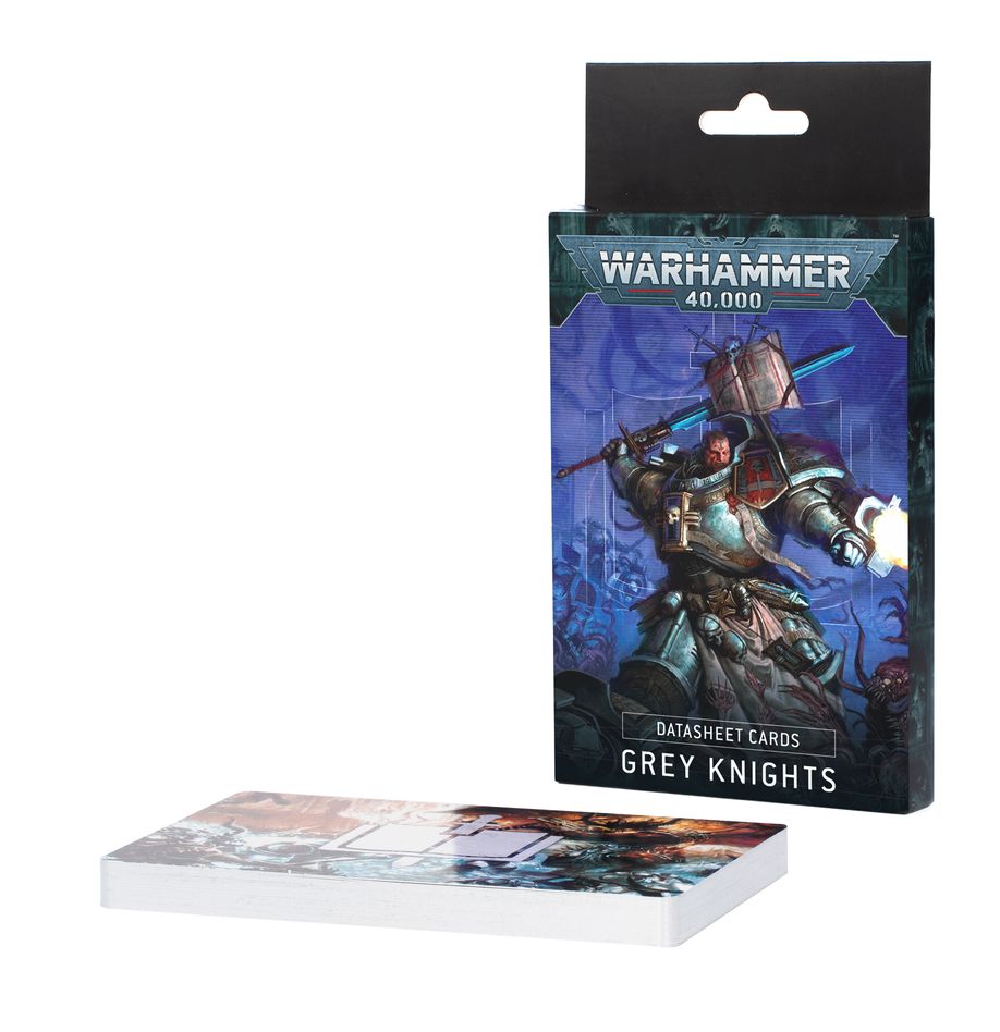 Warhammer 40k DATASHEET CARDS: GREY KNIGHTS (ENGLISH)