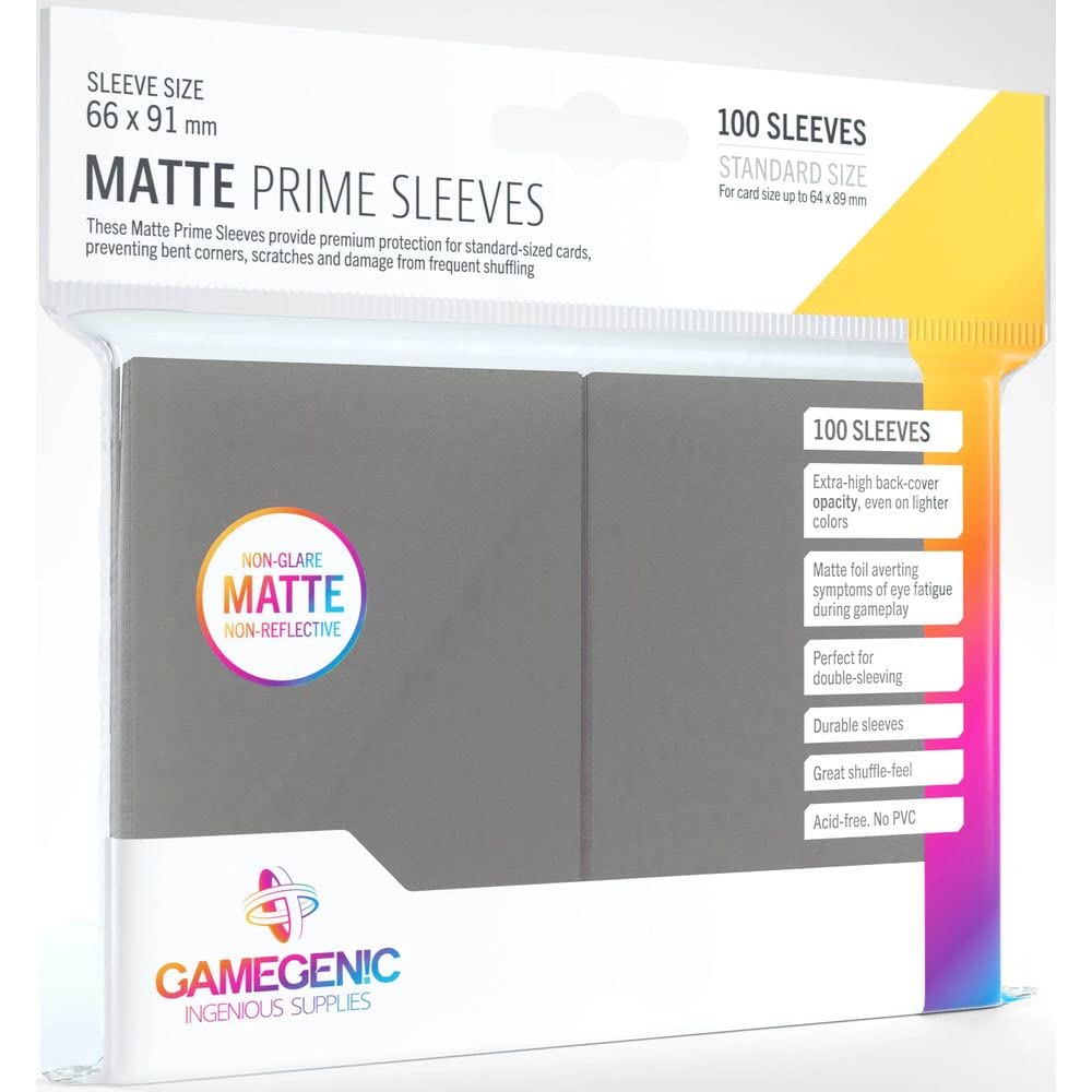 Matte Prime Grey Sleeves Gamegenic
