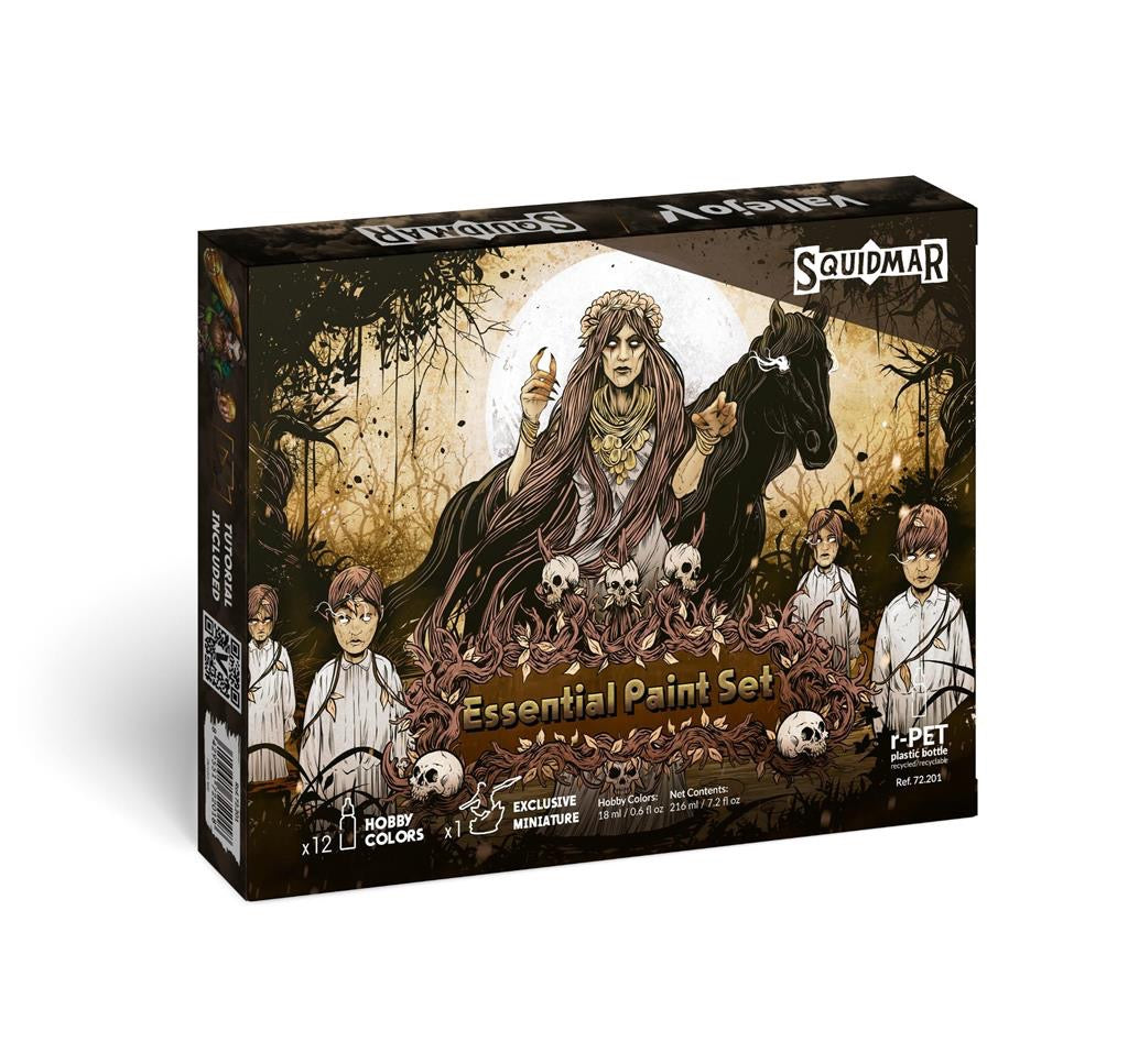 VALLEJO - ESSENTIAL PAINT SET BY SQUIDMAR MINIATURES