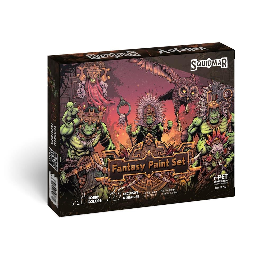 VALLEJO - FANTASY PAINT SET BY SQUIDMAR MINIATURES