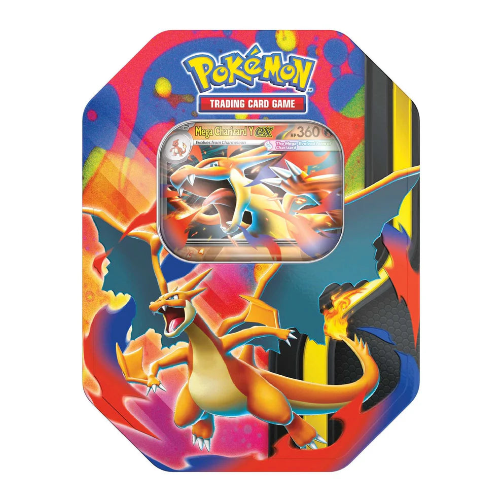 Pokemon Mega Charizard Y ex Tin