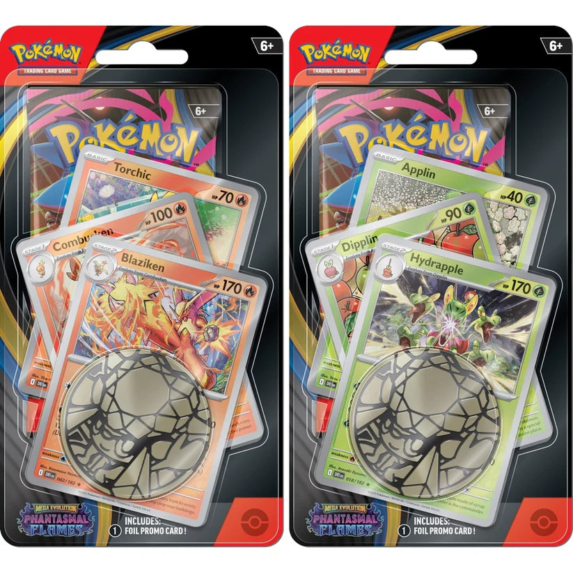 Pokemon Phantasmal Flames Premium Checklane Blister Sett