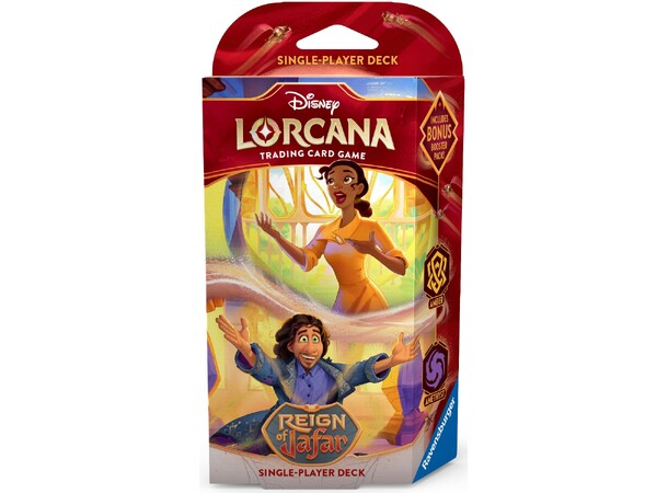 Disney Lorcana Reign of Jafar Starter #2 Single-Player Deck - Amber & Amethyst