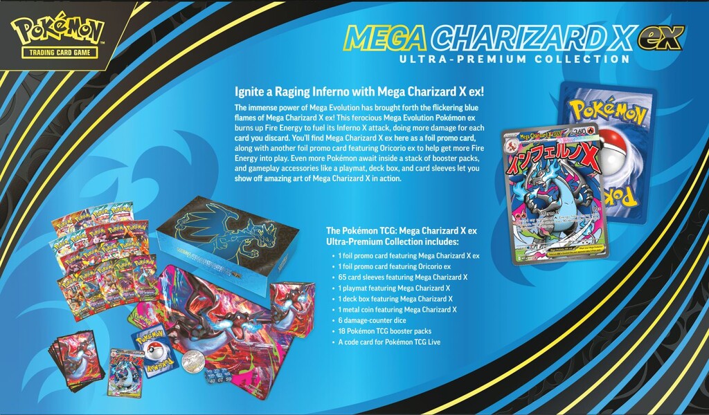 Pokemon Mega Charizard X EX Ultra Premium Collection