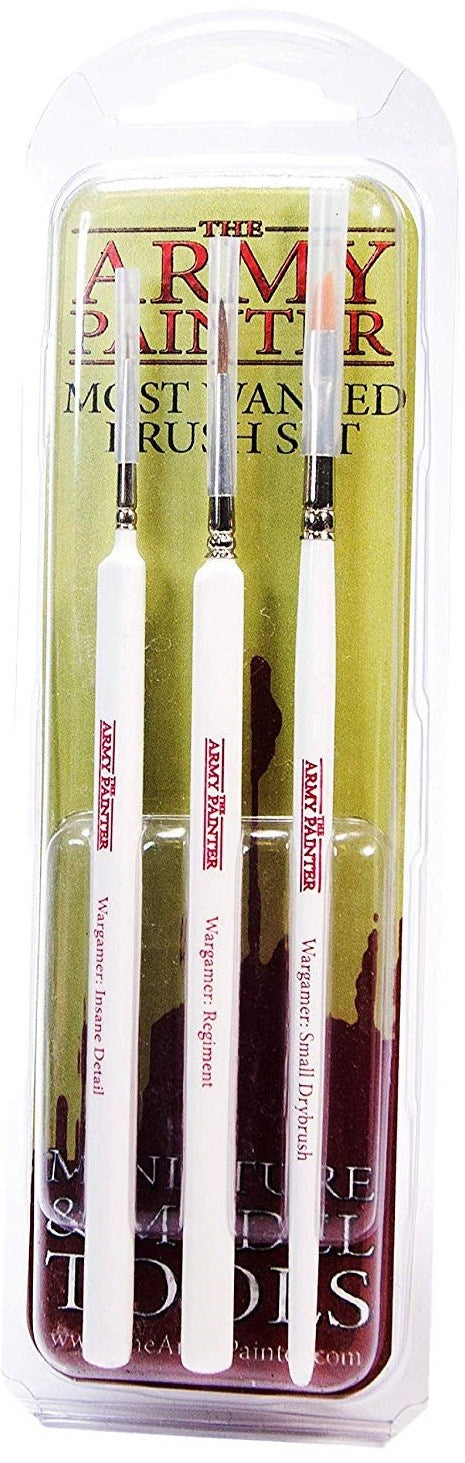 Army Painter Wargamer's Most Wanted Brush Set