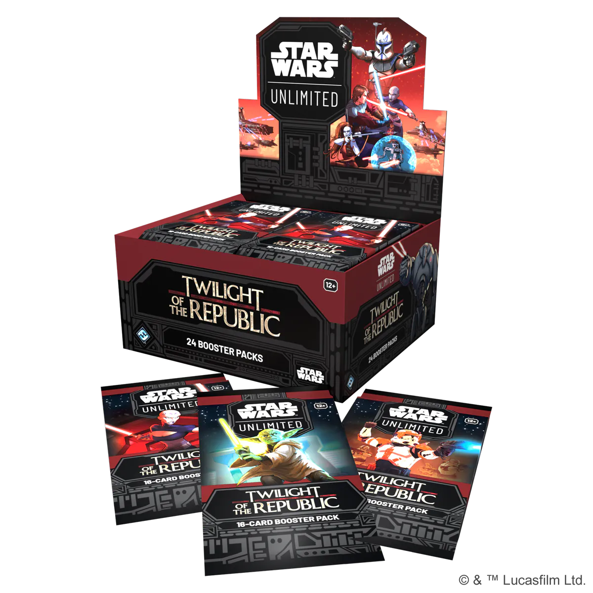 Star Wars Unlimited: Twilight of the Republic Booster Display