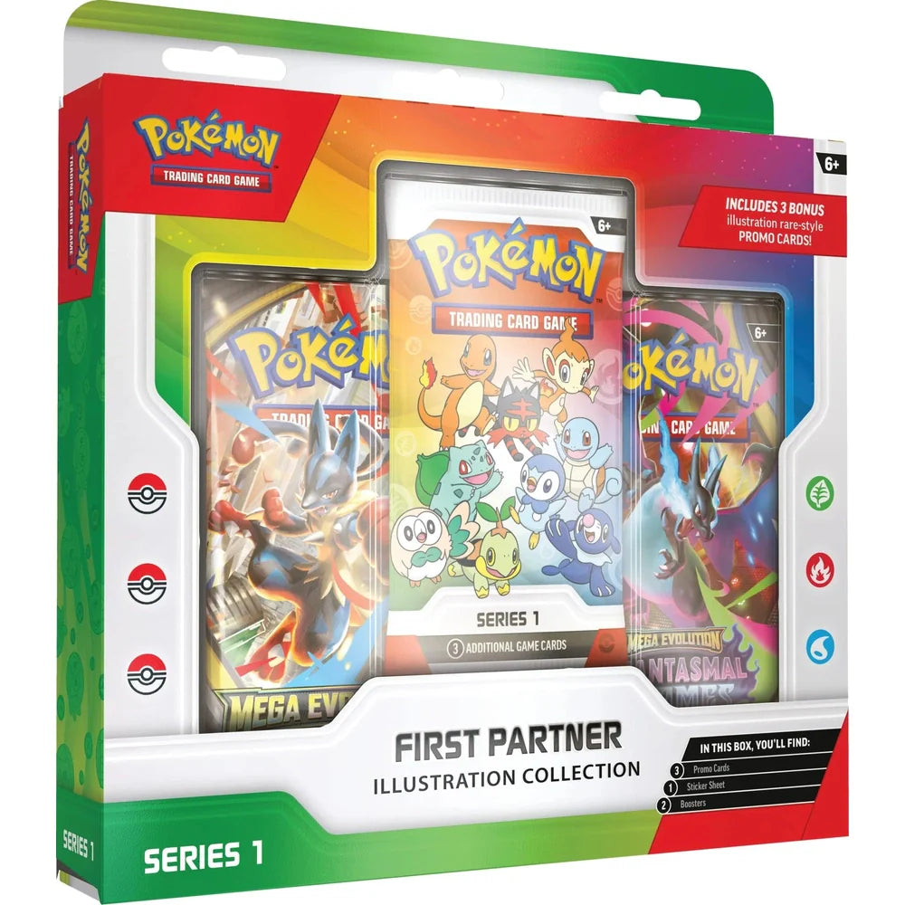 Pokemon First Partner Illustration Collection - Series 1