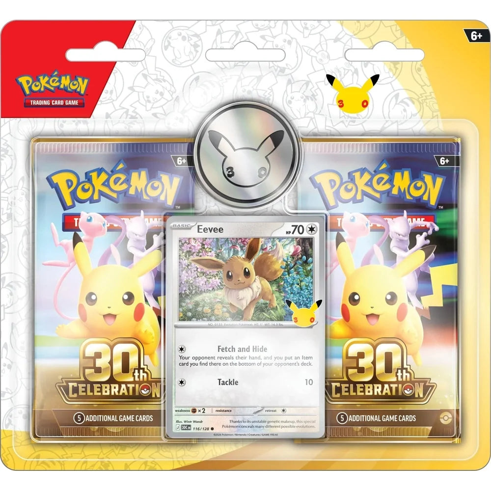 Pokemon 30th Celebration - 2 Pack Blister