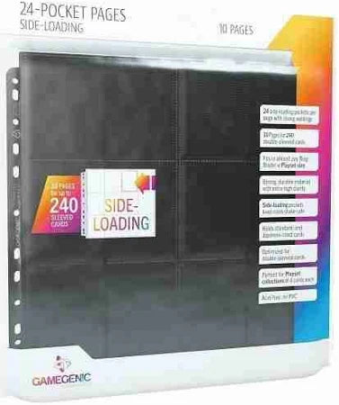 Gamegenic β 24-Pocket Sideloading Pages β 10 pages
