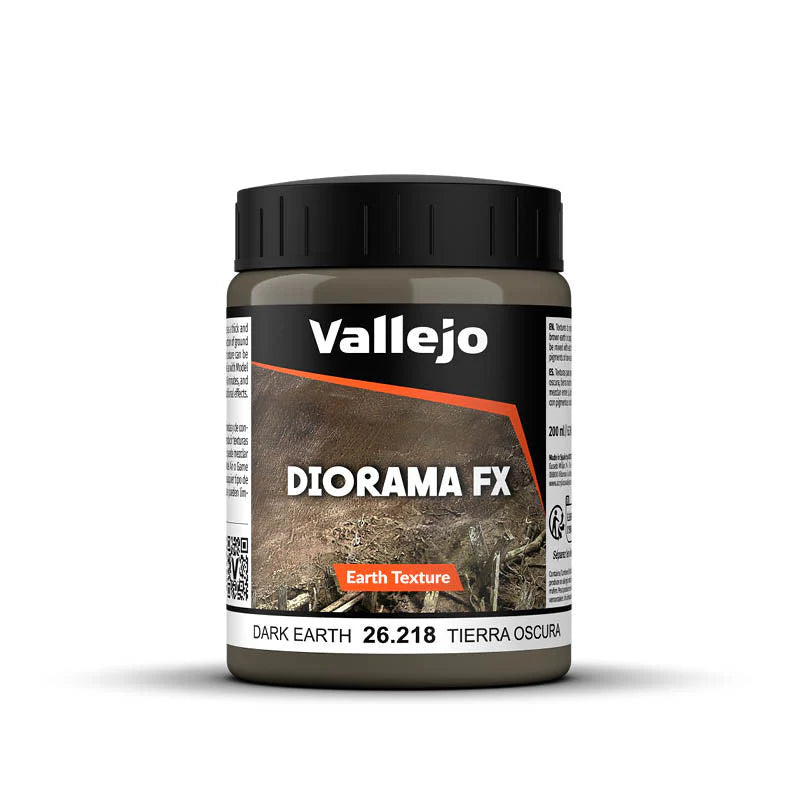 Vallejo - Diorama Effects - 26.218 - Dark Earth 200ml
