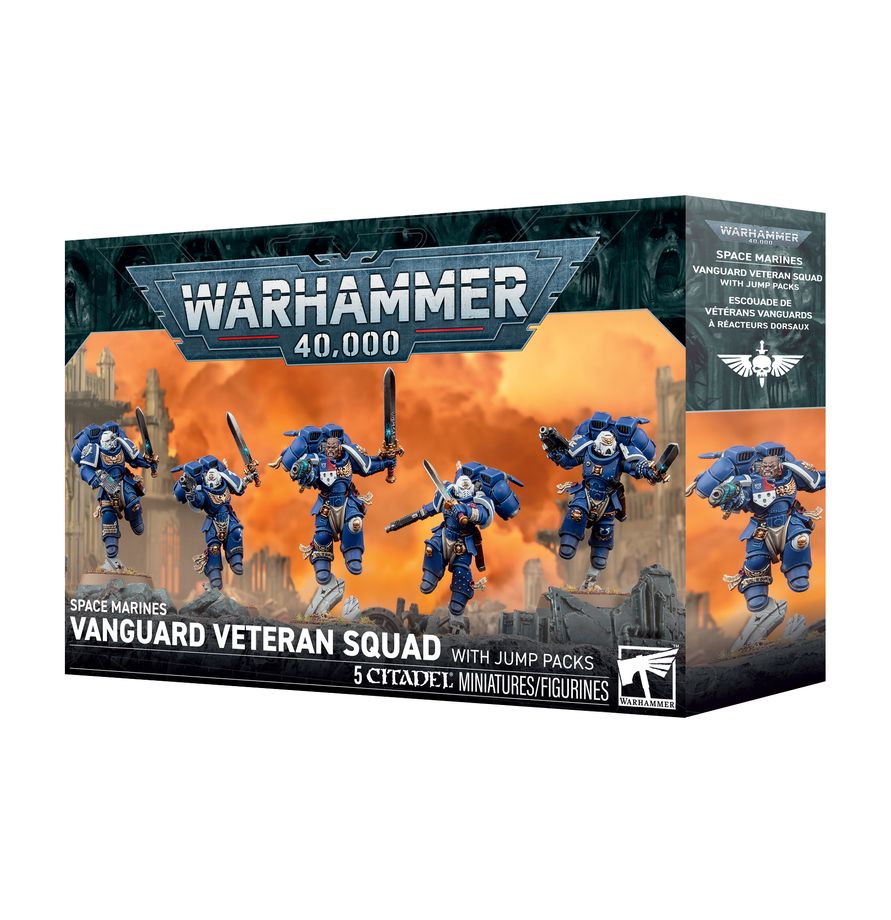 Space Marines Vanguard Veterans with Jump Pack