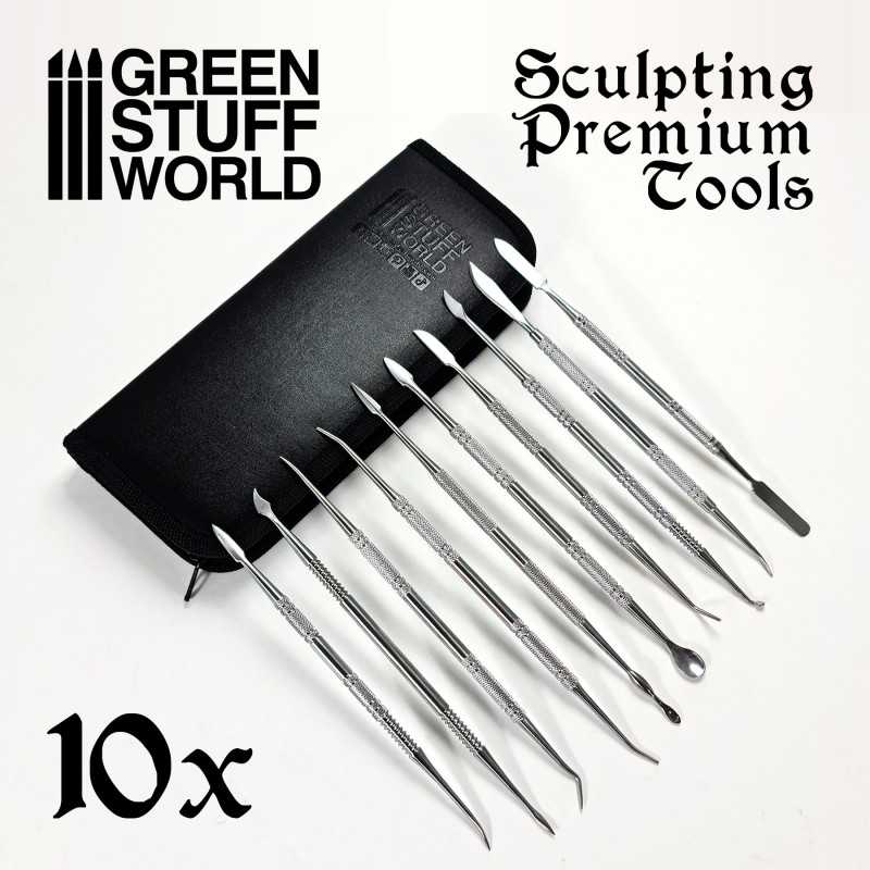 GSW 10x Professional Sculpting Tools with case