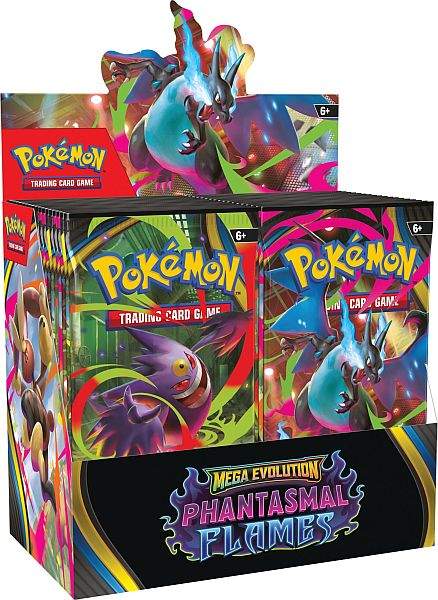 Pokemon TCG Mega Evolution 2 Phantasmal Flames Booster Display Boks