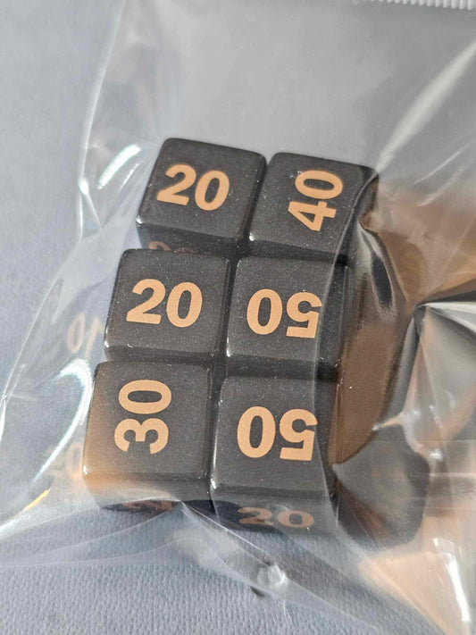 Dice counter 10-100 (6pack)