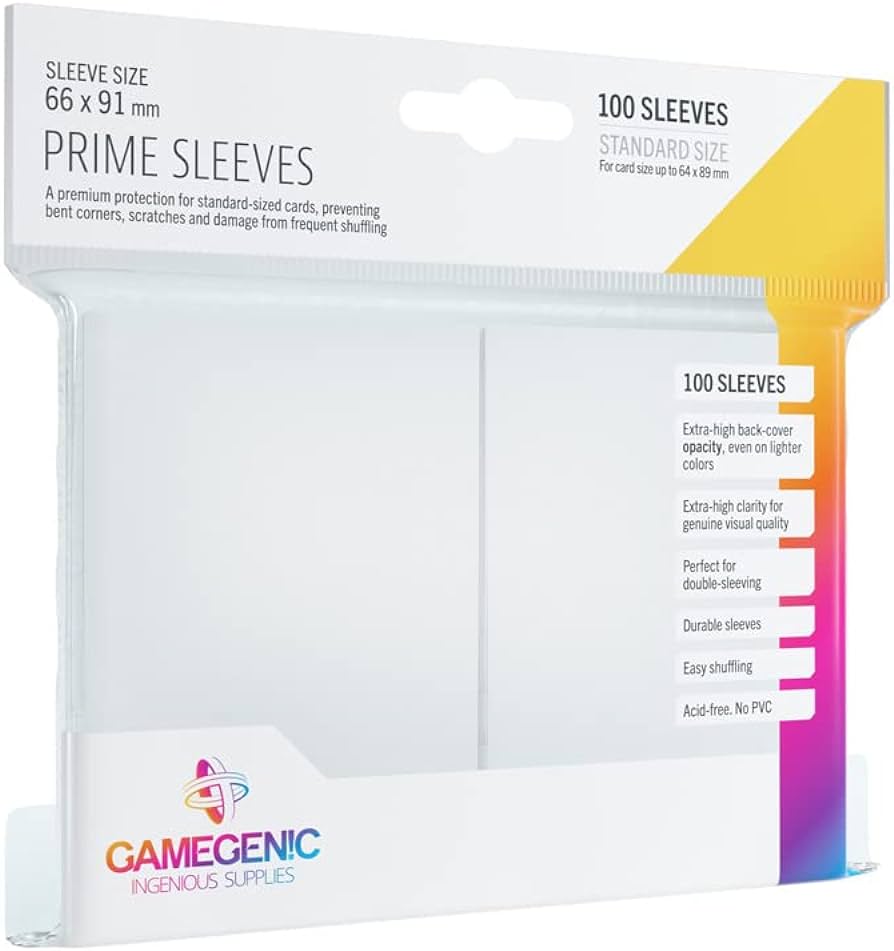 Matte Prime white sleeves gamegenic