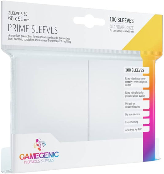 Matte Prime white sleeves gamegenic