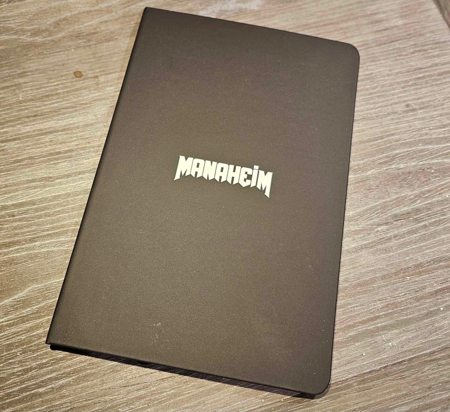 Manaheim notebook with logo