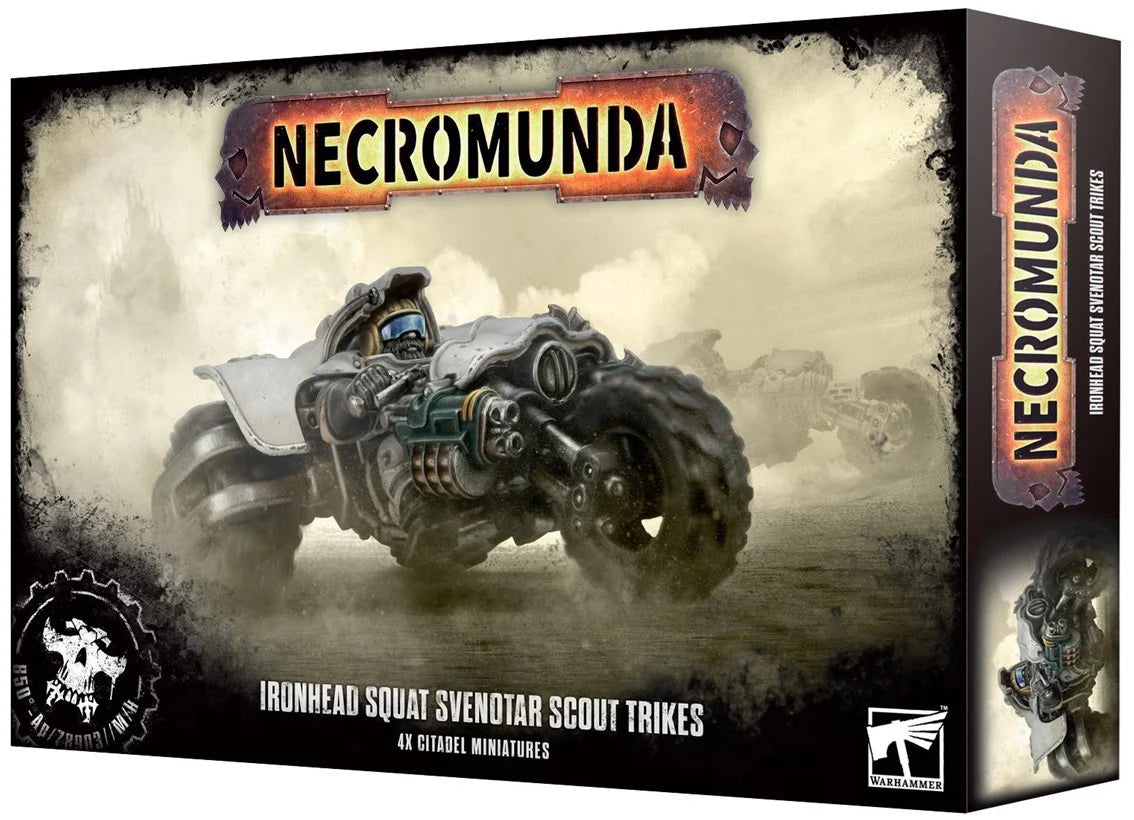 NECROMUNDA: IRONHEAD SQUAT SVENOTAR SCOUT TRIKES