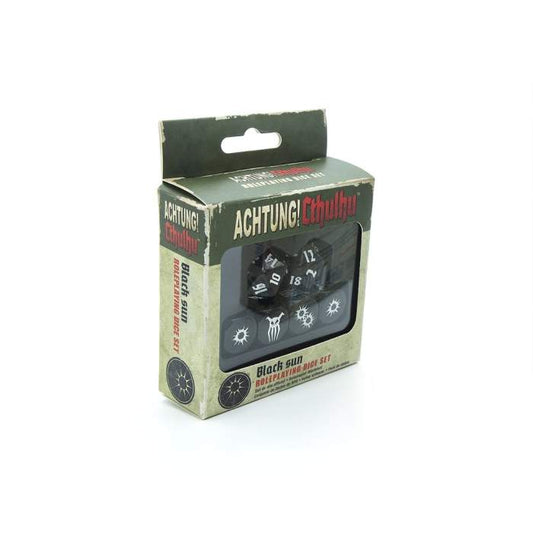 Black Sun Poly Dice Set (6) Achtung! Cthulhu