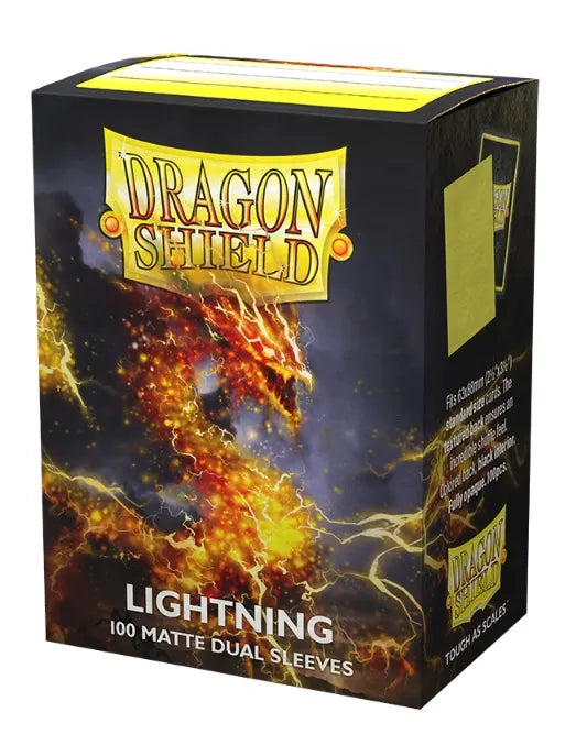 Dragon Shield Lightning Matte dual sleeves (100 ct)