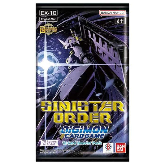 Digimon Sinister Order Booster Pack