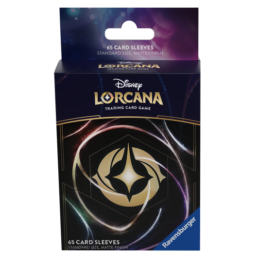 Lorcana Shimmering Skies Sleeves Lorcana logo