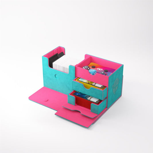 The Academic 133+ XL Deck Box - Teal/Pink