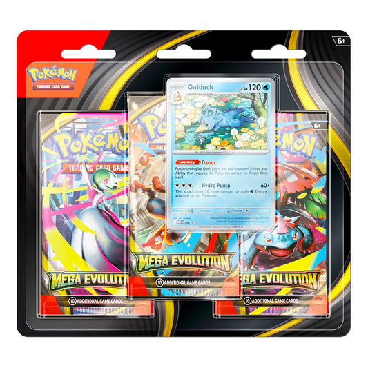 Pokemon Mega Evolutions - Three Booster Blister Pack