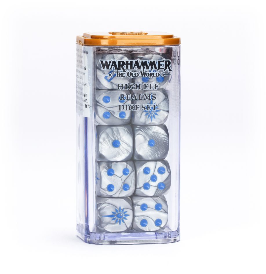 Warhammer Preorder THE OLD WORLD: HIGH ELF REALMS DICE