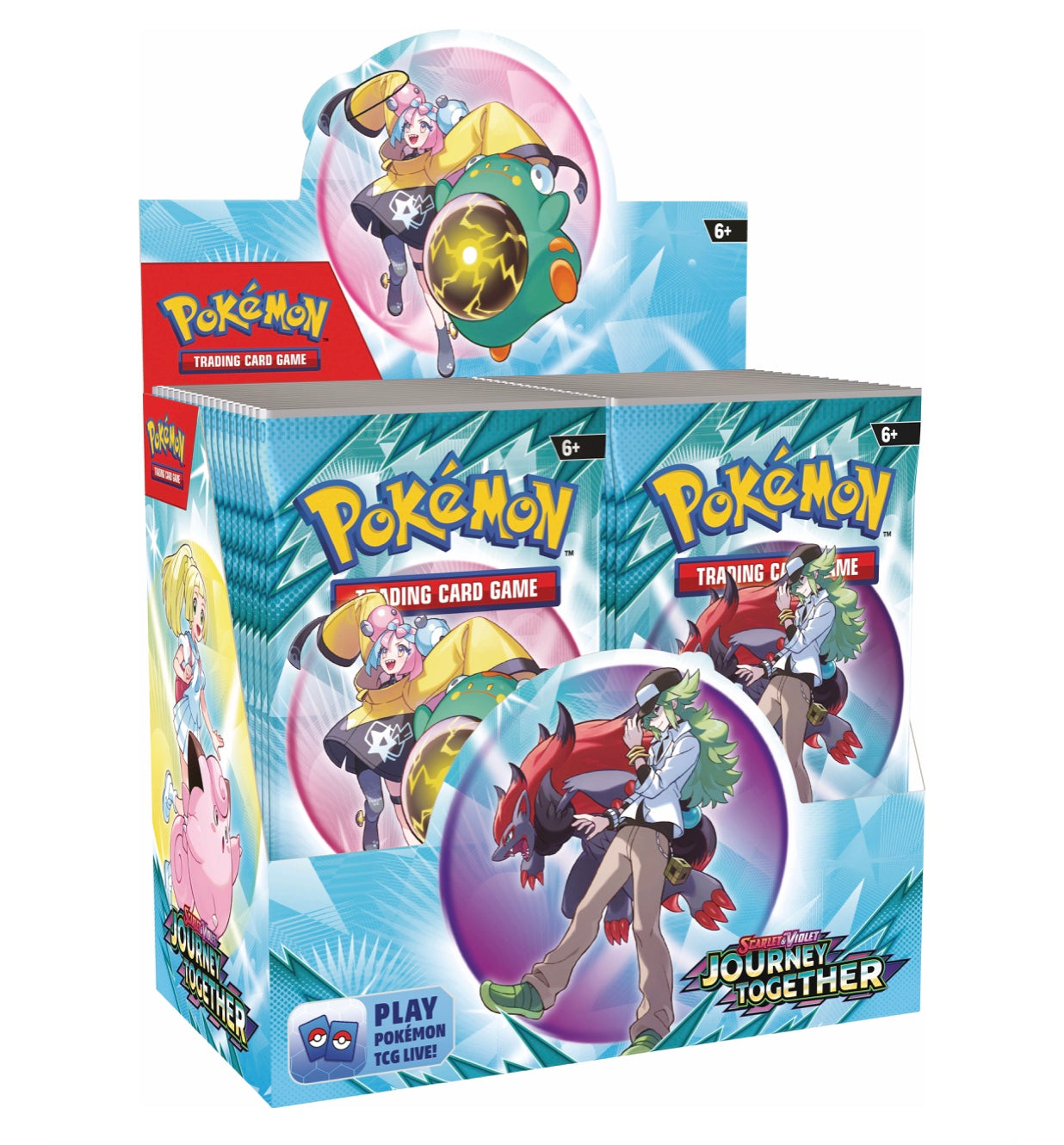 Pokemon Journey Together Booster Box Display