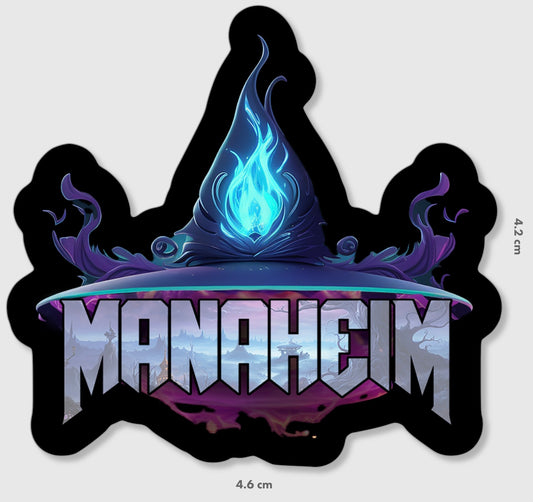 Manaheim logo sticker type 1