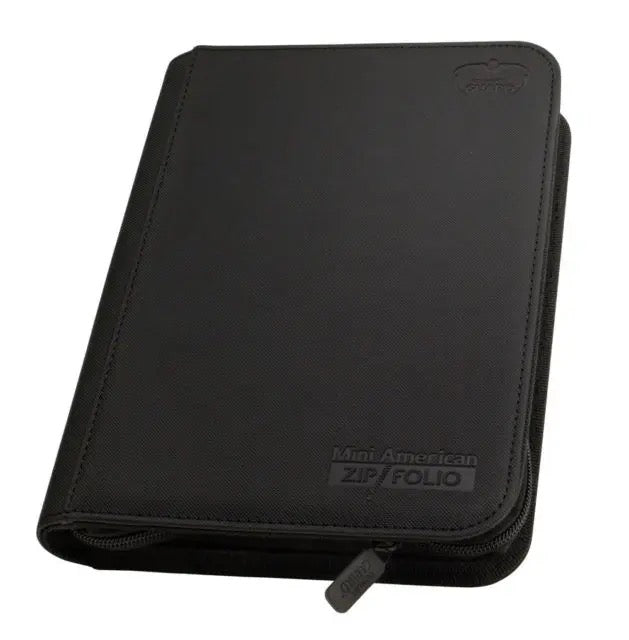 Zipfolio 18-Pocket Black XenoSkin Mini American Size (360) Portfolio