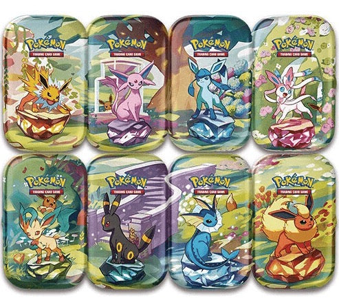 Pokemon Prismatic Evolution Mini Tin Bundle