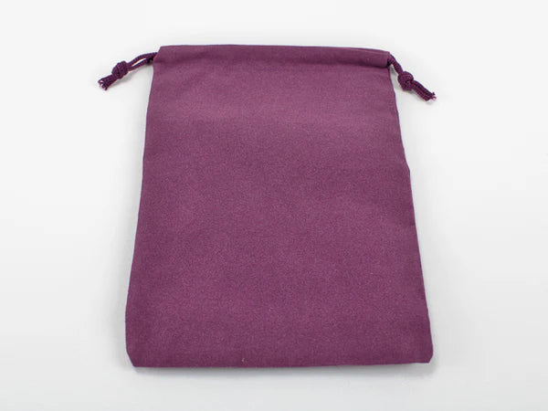 Dice Bag purple open bag