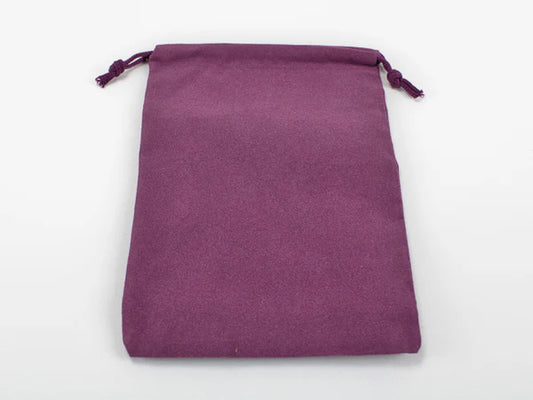 Dice Bag purple open bag