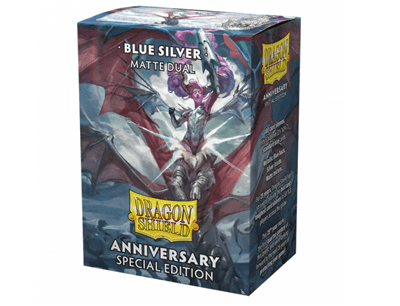 Dragon Shield Blue Silver (100)