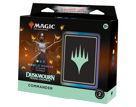 Magic Duskmourn Miracle Worker Commander Deck