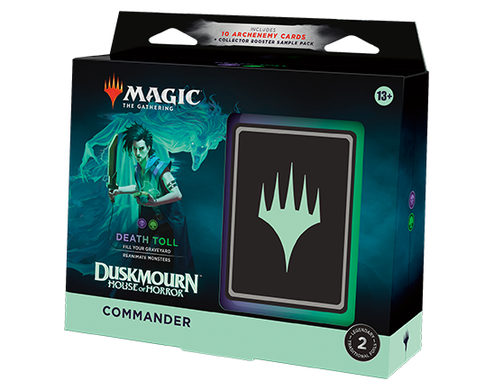 Magic Duskmourn Death Toll Commander Deck