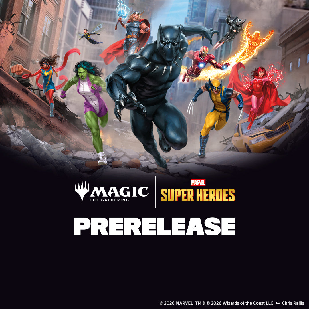 Billett: MTG Marvel Super Heroes prerelease