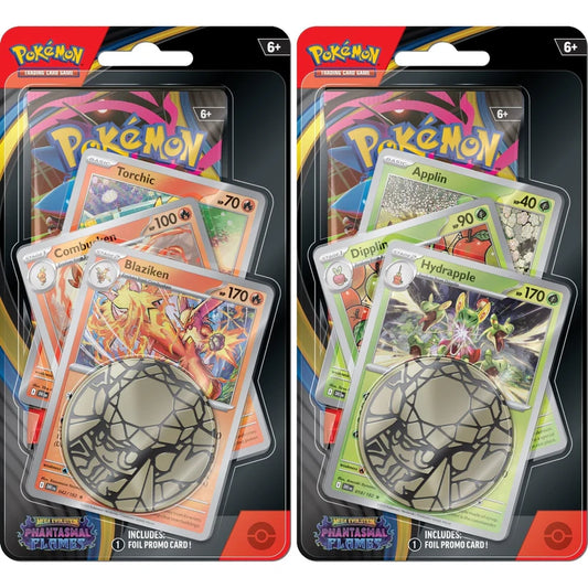 Pokemon Phantasmal Flames Premium Checklane Blister Sett