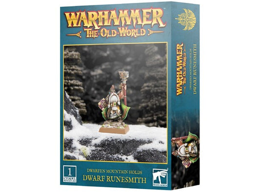 Dwarfen Mountain Holds Runesmith Warhammer The Old World