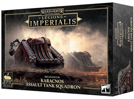 Warhammer Legions Imperialis - Mechanicum Karacnos Assault Tank Squadro
