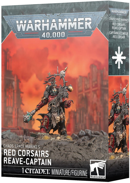 Warhammer 40K - Red Corsairs Reave-Captain Chaos Space Marines