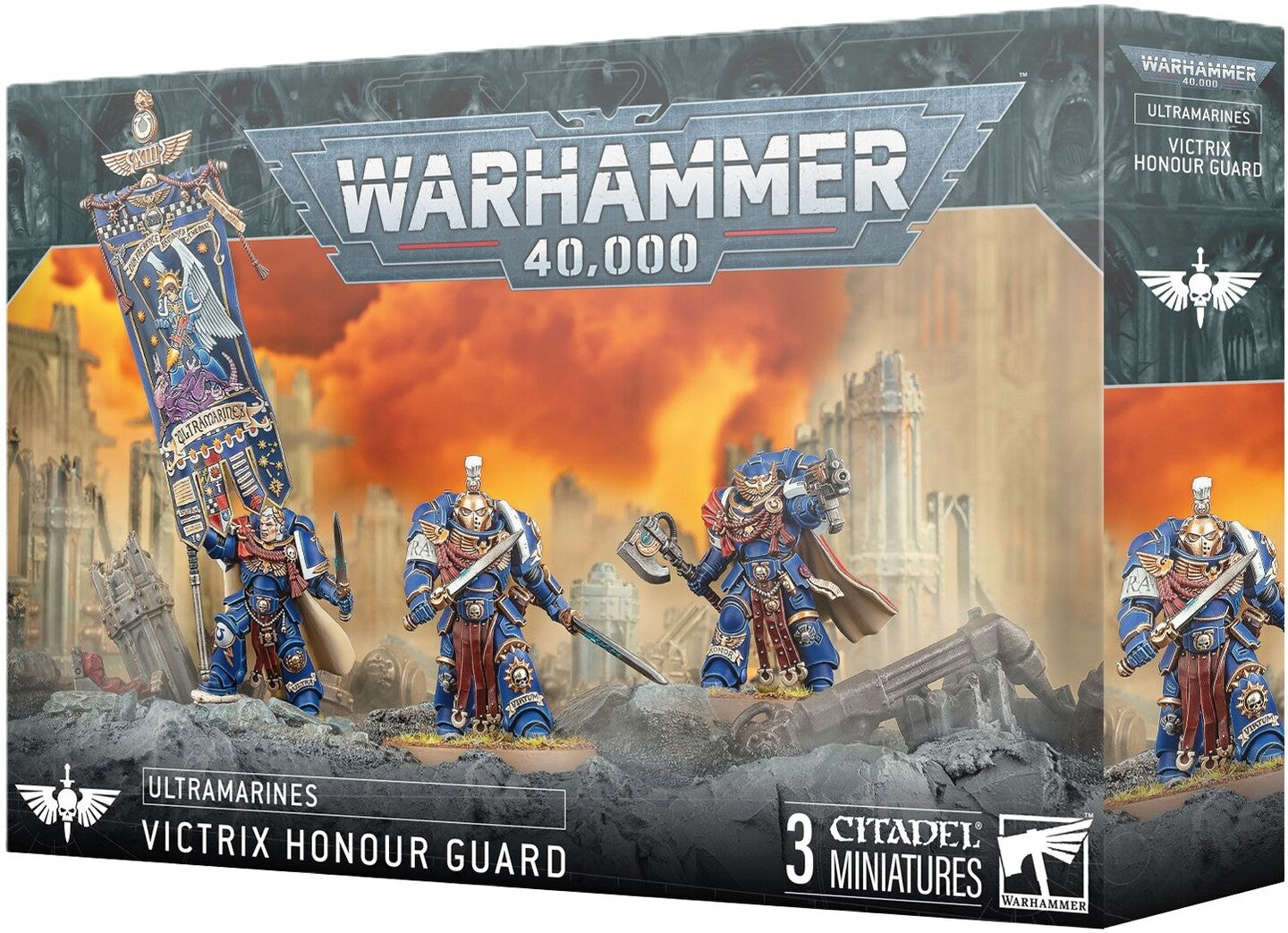 Games Workshop Warhammer 40k - Ultramarines Marneus Calgar avec Garde d'Honneur Victrix
