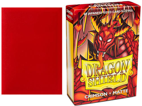 Dragon Shield Japaneze Size - Crimson