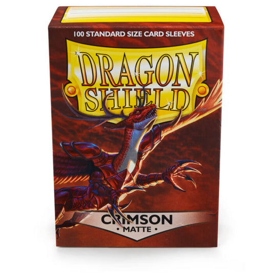 Dragon Shield Matte Crimson (100 ct)