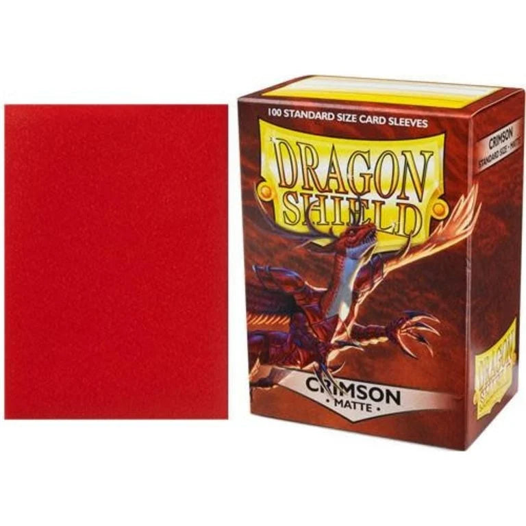 Dragon Shield Matte Crimson (100 ct)