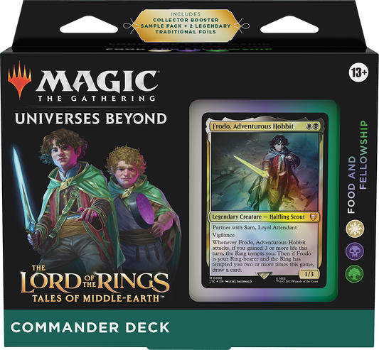 MTG LOTR Food And Fellowship Commander deck