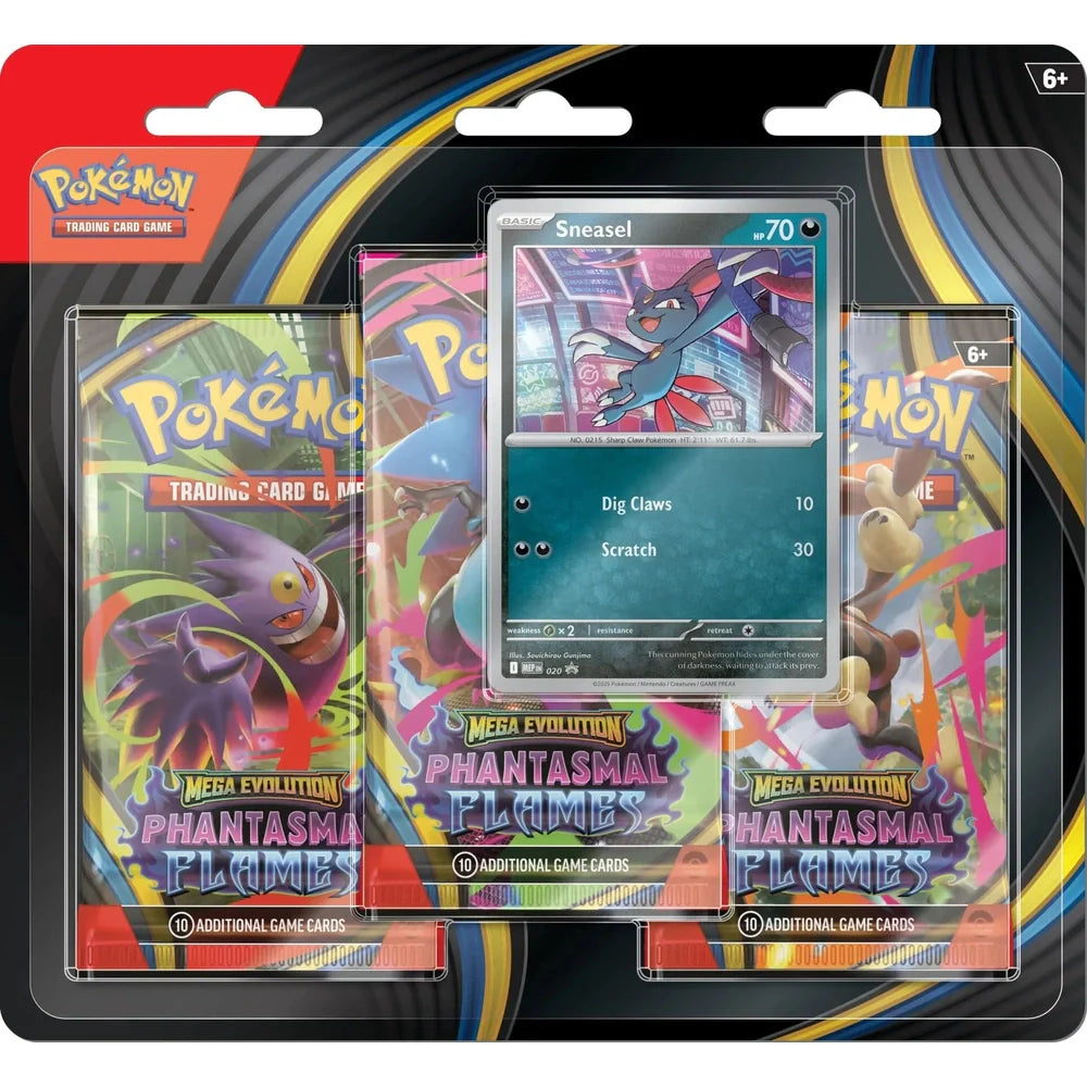 Pokemon Phantasmal Flames 3-Pack Blister - Sneasel